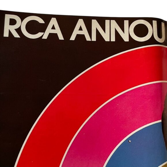 1971 RCA Announces XL-100 TV 2 Full Page Ad Football Players Running Vintage u O - Picture 2 of 5